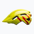 Bell Sidetrack II Streik Glanz hiviz/rot Kinder Fahrradhelm 2