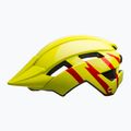Bell Sidetrack II Jr Kinder Fahrradhelm glänzend hi-viz/rot 2