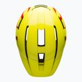 Bell Sidetrack II Jr Kinder Fahrradhelm glänzend hi-viz/rot 4