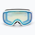 Skibrille Giro Cruz white wordmark/ yellow boost 2