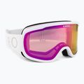 Damen-Skibrille Giro Moxie weißer Kern hell/bernsteinfarben/gelb 2