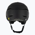 Damen-Skihelm Giro Aria Spherical mattschwarz/vivid cooper 3