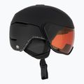 Damen-Skihelm Giro Aria Spherical mattschwarz/vivid cooper 4