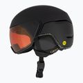 Damen-Skihelm Giro Aria Spherical mattschwarz/vivid cooper 5