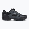 Herren MTB-Radschuhe Giro Gauge Boa dark shadow/schwarz 2