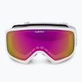 Skibrille Kinder Giro Stomp white wordmark/ amber pink 2
