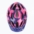 Giro Raze Kinder Fahrradhelm Beere blaue Blumen 6