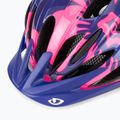 Giro Raze Kinder Fahrradhelm Beere blaue Blumen 7