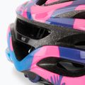 Giro Raze Kinder Fahrradhelm Beere blaue Blumen 8