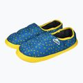 Nuvola Classic Bedruckte glitzernde blaue Kinder Winter Hausschuhe 11