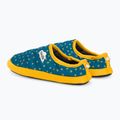 Nuvola Classic Bedruckte glitzernde blaue Kinder Winter Hausschuhe 3