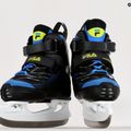 Schlittschuhe für Kinder FILA X-One blue/lime 10