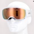 Skibrille Alpina Estetica Q-Lite pearlwhite gloss/mandarin sph 10