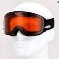 Skibrille Alpina Nakiska black matt/orange 10