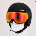 Skihelm UVEX Wanted Visor schwarz 56/6/262/15 9