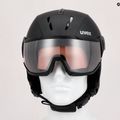 Skihelm UVEX Instinct Visor schwarz 56/6/261/23 17
