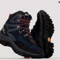 Jack Wolfskin Damen-Trekkingstiefel Rebellion Guide Texapore Mid schwarz-blau 4053801 10