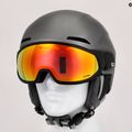 Skihelm Alpina Alto QV gunmetal matt 17