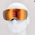 Skibrille Alpina Estetica QV white gloss/gold sph 4