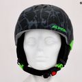 Skihelme für Kinder Alpina Pizi black/green camo matt 15