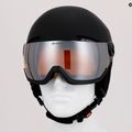 Skihelm Alpina Arber Visor Q Lite black matte 10