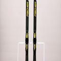Langlaufski Kinder Fischer Sprint Crown + Tour Step-In schwarz-gelb NP6319V 14