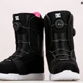 Snowboardschuhe für Frauen DC Lotus black/black/white 14