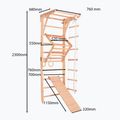 RINAGYM Kinder 3 Gymnastikleiter 10