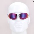 Fahrradbrille Alpina Defey HR white/purple/purple mirror 7