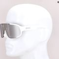Fahrradbrille POC Aspire hydrogen white/clarity road silver 11