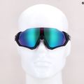 Oakley Flug Jacke Radfahren Brille schwarz und lila 0OO9401 7