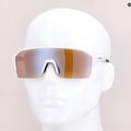 Fahrradbrille Alpina Ram Hr Q-Lite V white matt/blue mirror 7