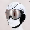 CASCO Skihelm SP-2 Carbonic Visor weiß 07.3737 11