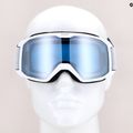 Skibrille UVEX Elemnt FM white mat/mirror silver blue 55//64/13 12
