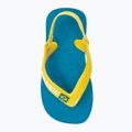 Havaianas Baby Brasil Logo II Badelatschen weiß/blau/grün/gelb 6