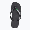 Havaianas Brasil Logo Zehntrenner schwarz H4110850 6