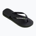 Havaianas Brasil Logo Zehntrenner schwarz H4110850 8