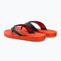 Herren RIDER Free Mix Zehensteg Flip Flops rot/schwarz 3