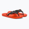 Herren RIDER Free Mix Zehensteg Flip Flops rot/schwarz 4