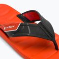 Herren RIDER Free Mix Zehensteg Flip Flops rot/schwarz 7