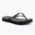 Havaianas Slim Platform Damen Flip Flops schwarz
