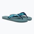 Herren Havaianas Surf Material silber/blau Pantoletten 4