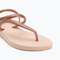 Damen Havaianas Flash Urban Ballett rosa / golden erröten Sandalen 7