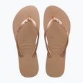 Havaianas Slim Crystal Sw II Damen Flip Flops Rode Gold 11