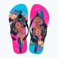 Damen Zehentrenner Ipanema Graffiti V pink/black/blue 2