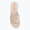 Damen-Pantoletten Ipanema High Fashion II Slide beige/glitter/pink 5