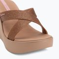 Damen-Pantoletten Ipanema High Fashion II Slide brown/glitter/pink 7