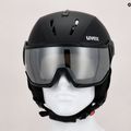 Skihelm UVEX Instinct Visier schwarz 56/6/260/20 8