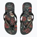 Herren Havaianas Top Tribo Flip Flops schwarz / schwarz 9