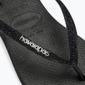 Havaianas Slim Flatform Sparkle Damen Flip Flops schwarz 8